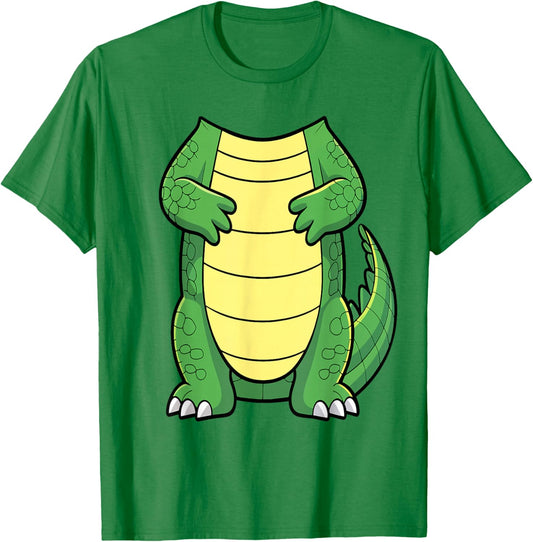 Crocodile Body Shirt Adult Kids Men Women Alligator Costume T-Shirt - T-Shirt | Irish Green