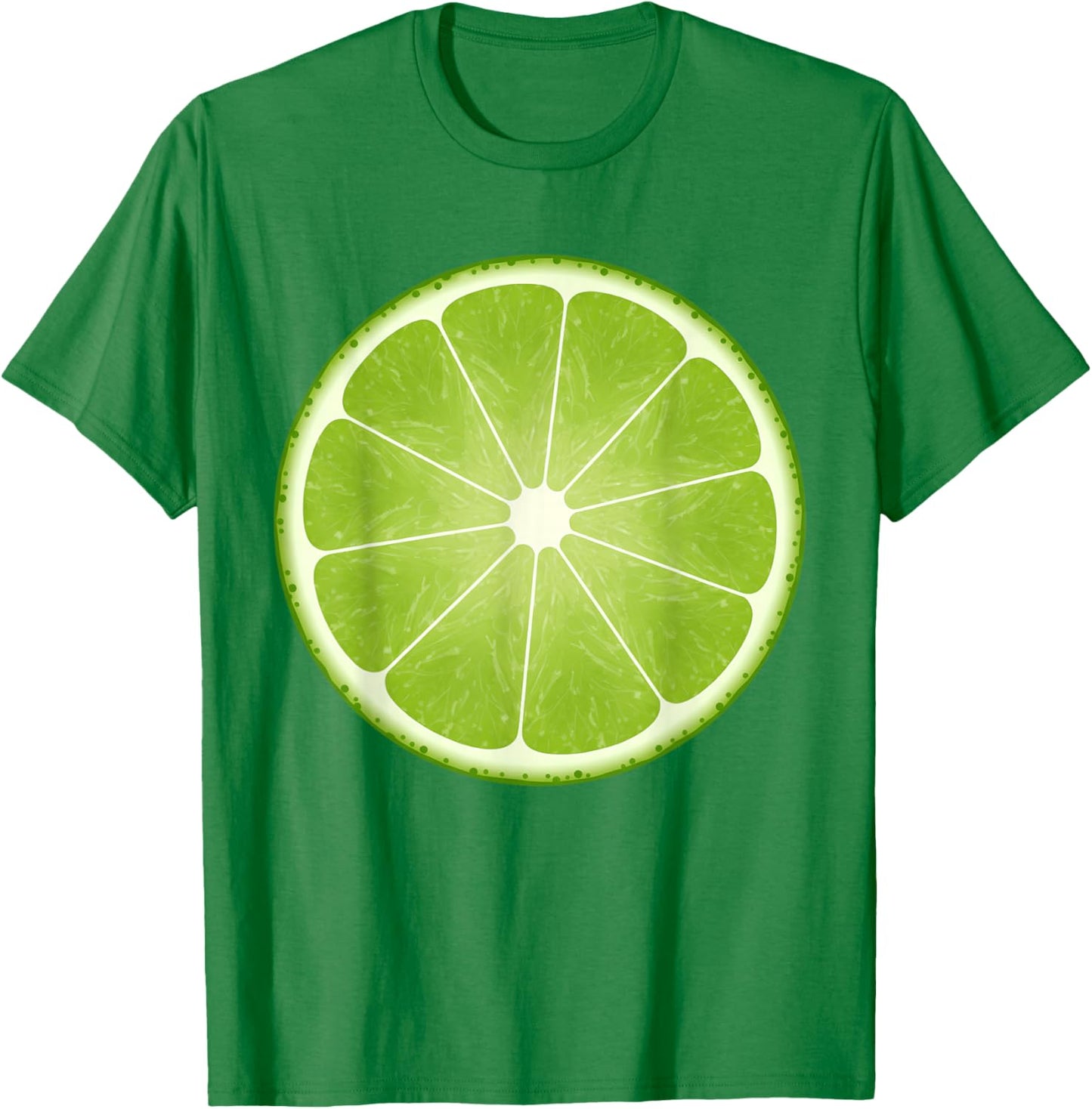 Lime Slice Costume Halloween Fruit Salad Lover T-Shirt - T-Shirt | Irish Green