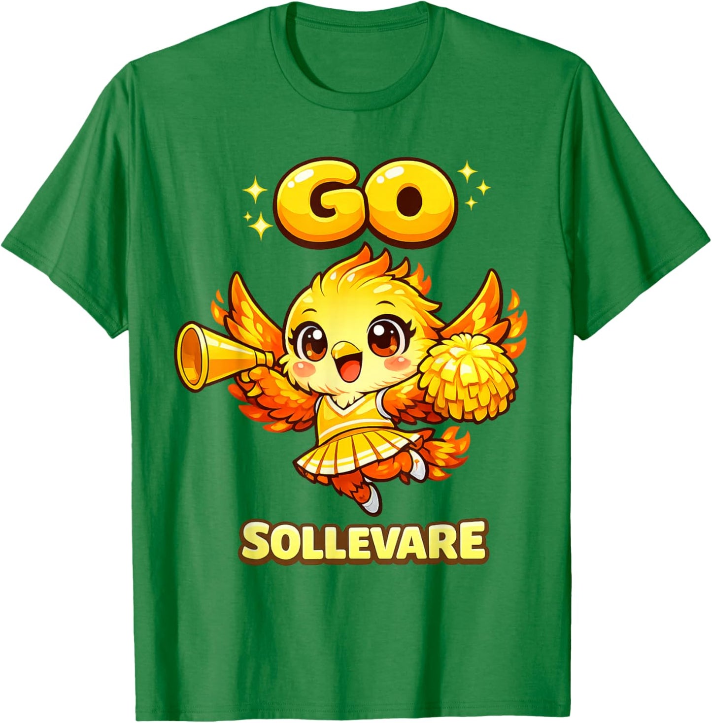 GO SOLLEVARE House of Uplifting, RCA School T-Shirt - T-Shirt | Irish Green