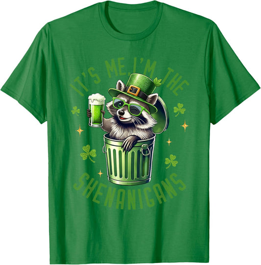 St Patricks Day It's Me I Am The Shenanigans Men Women T-Shirt - T-Shirt | Irish Green