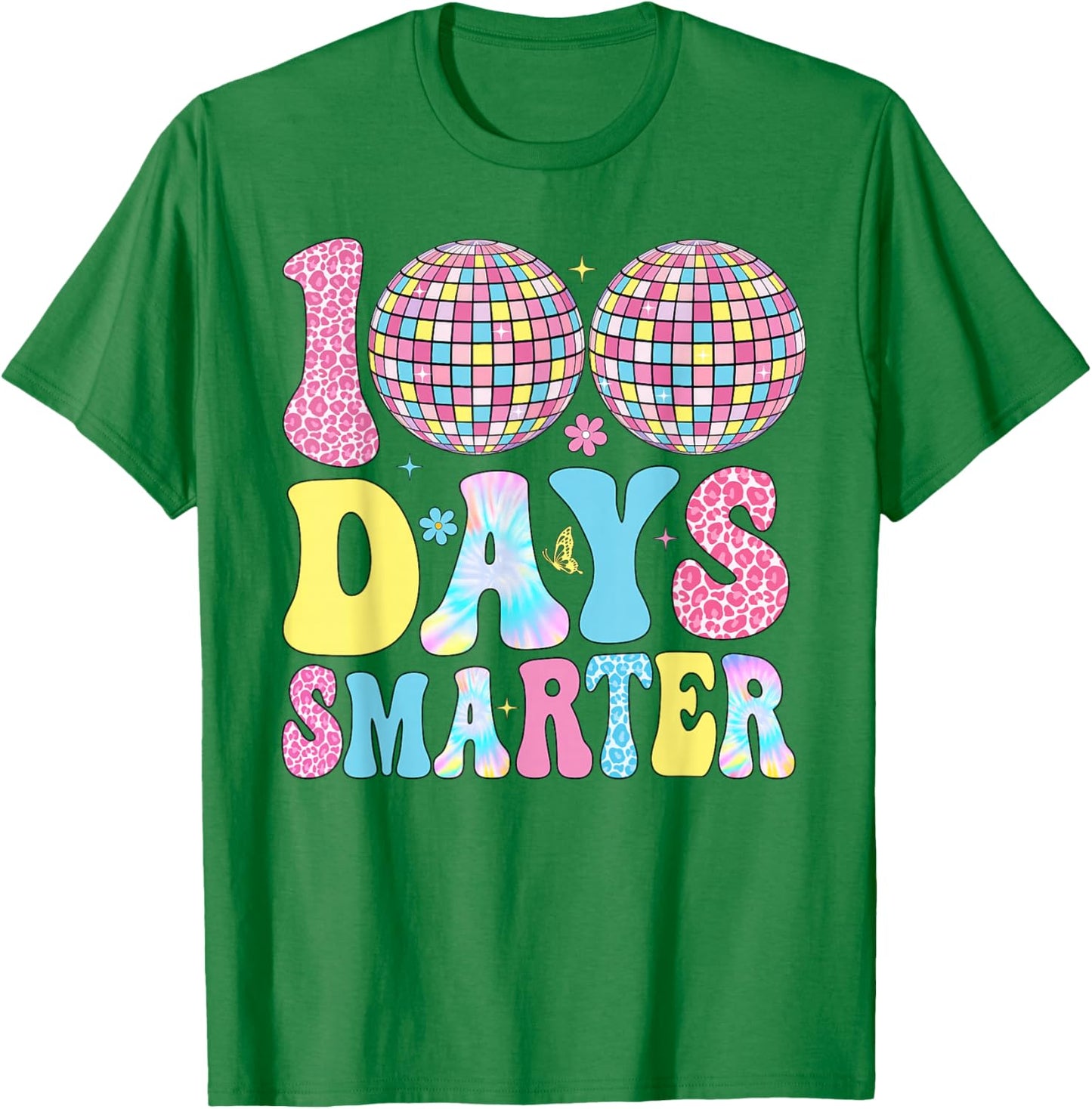 100 Days Smarter Teacher Boys Girls Kids 100th Day of School T-Shirt - T-Shirt | Irish Green