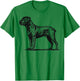 Cane Corso Illustration T-Shirt - T-Shirt | Irish Green