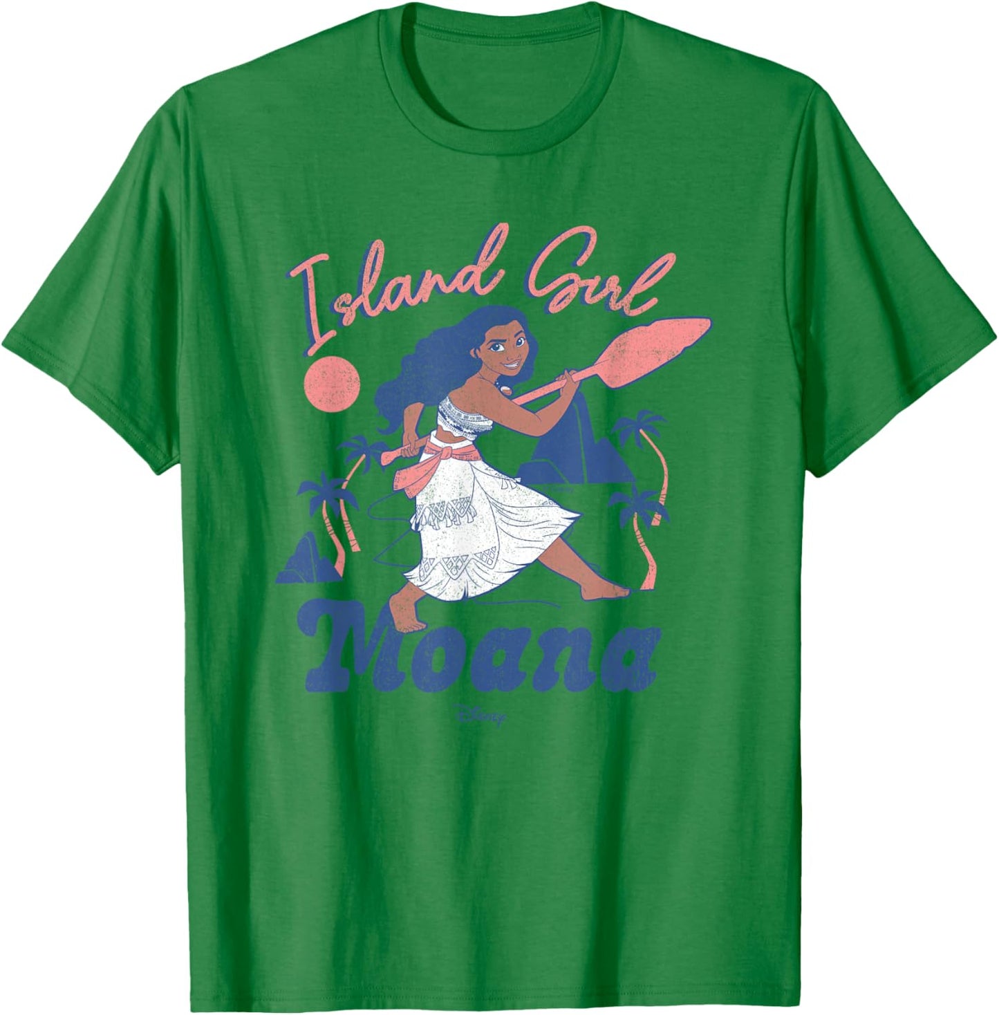 Disney Moana Island Girl T-Shirt - T-Shirt | Irish Green