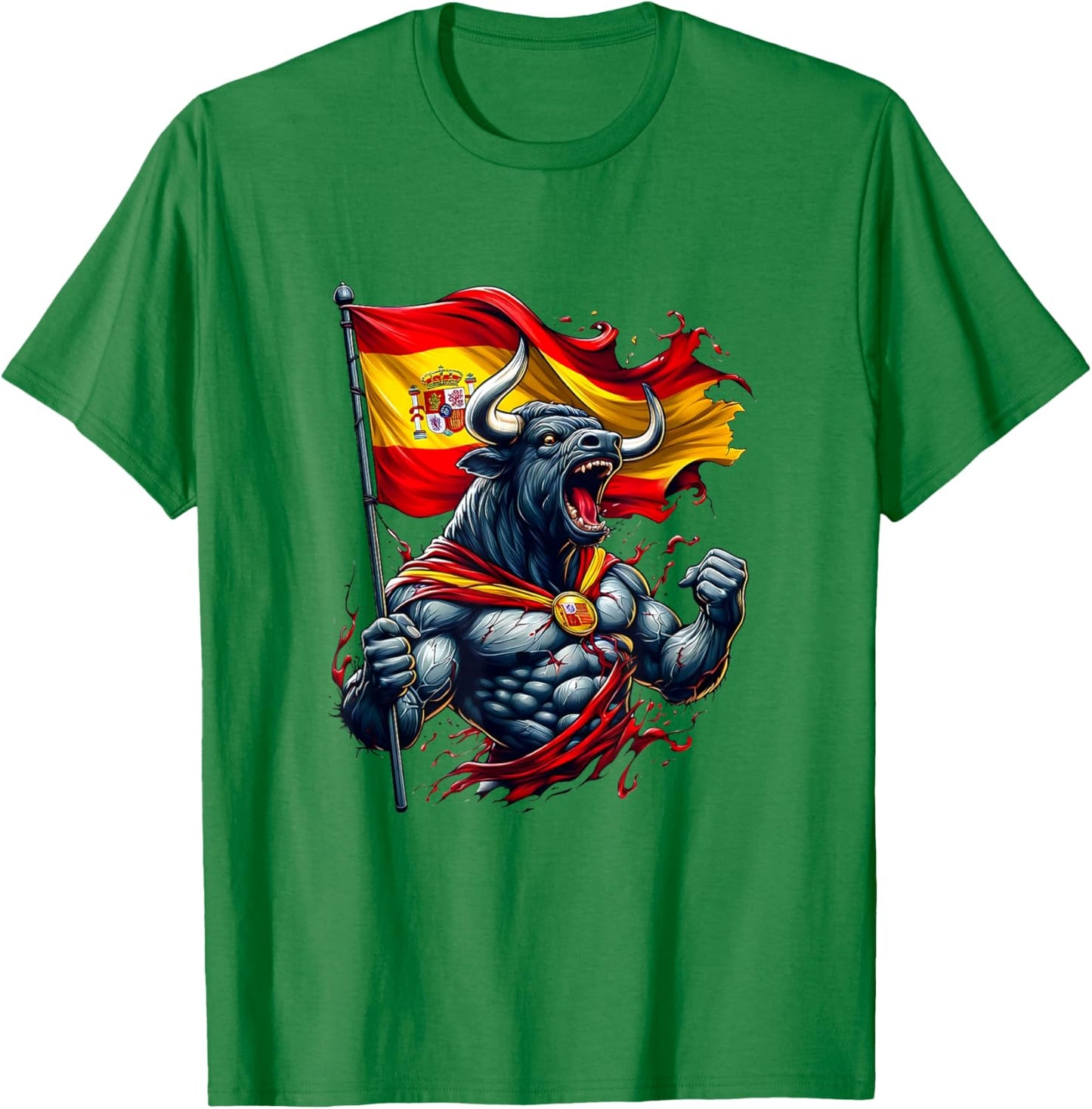 Spain , Spanish Clothes, Spain Shirts for Kids Spain T-Shirt - T-Shirt | Irish Green