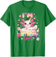 Axolotl Rainbow I'm The Birthday Girl Axolotl Birthday Party T-Shirt - T-Shirt | Irish Green