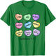 Love Joy Peace Christian Valentines Candy Heart Bible Verse T-Shirt - T-Shirt | Irish Green