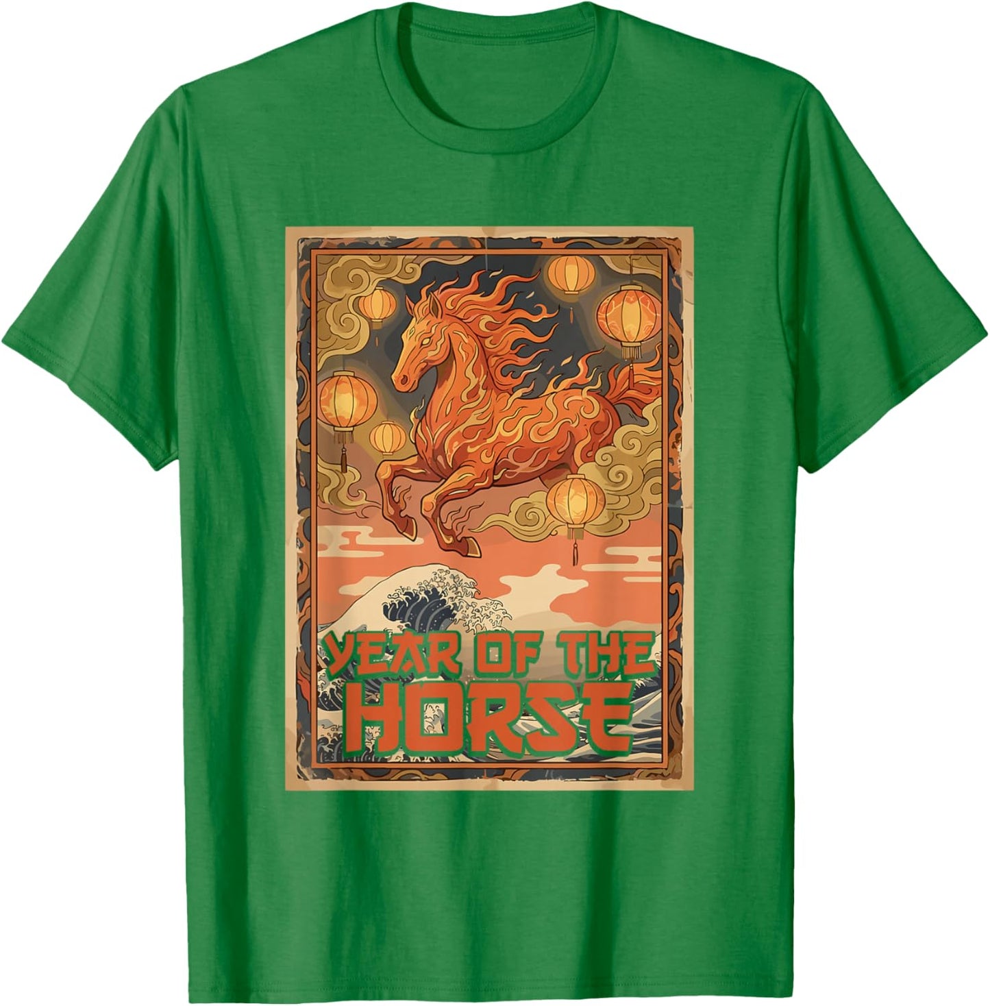 Japanese Anime T-Shirt - T-Shirt | Irish Green
