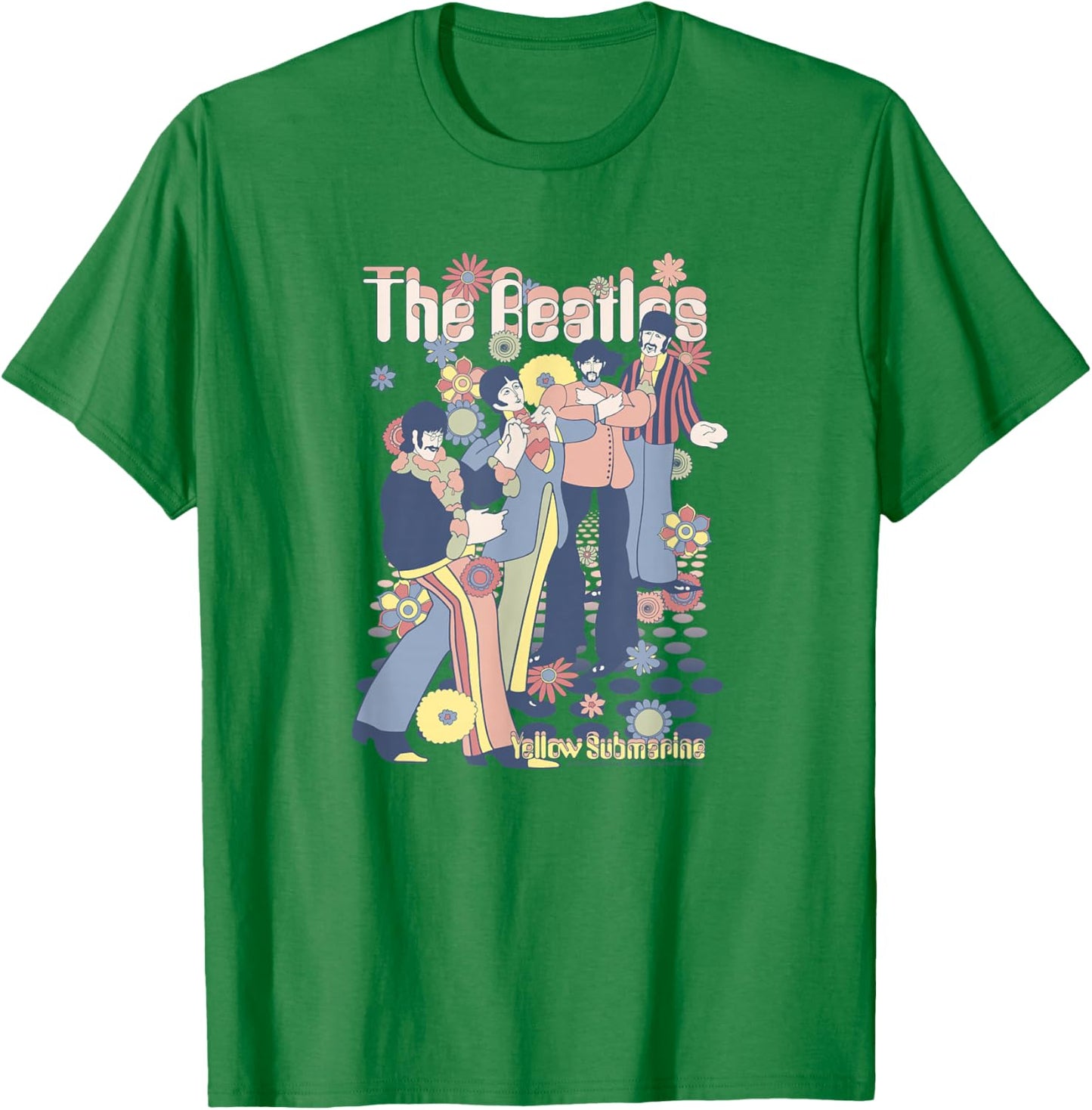 The Beatles - Yellow Submarine T-Shirt - T-Shirt | Irish Green