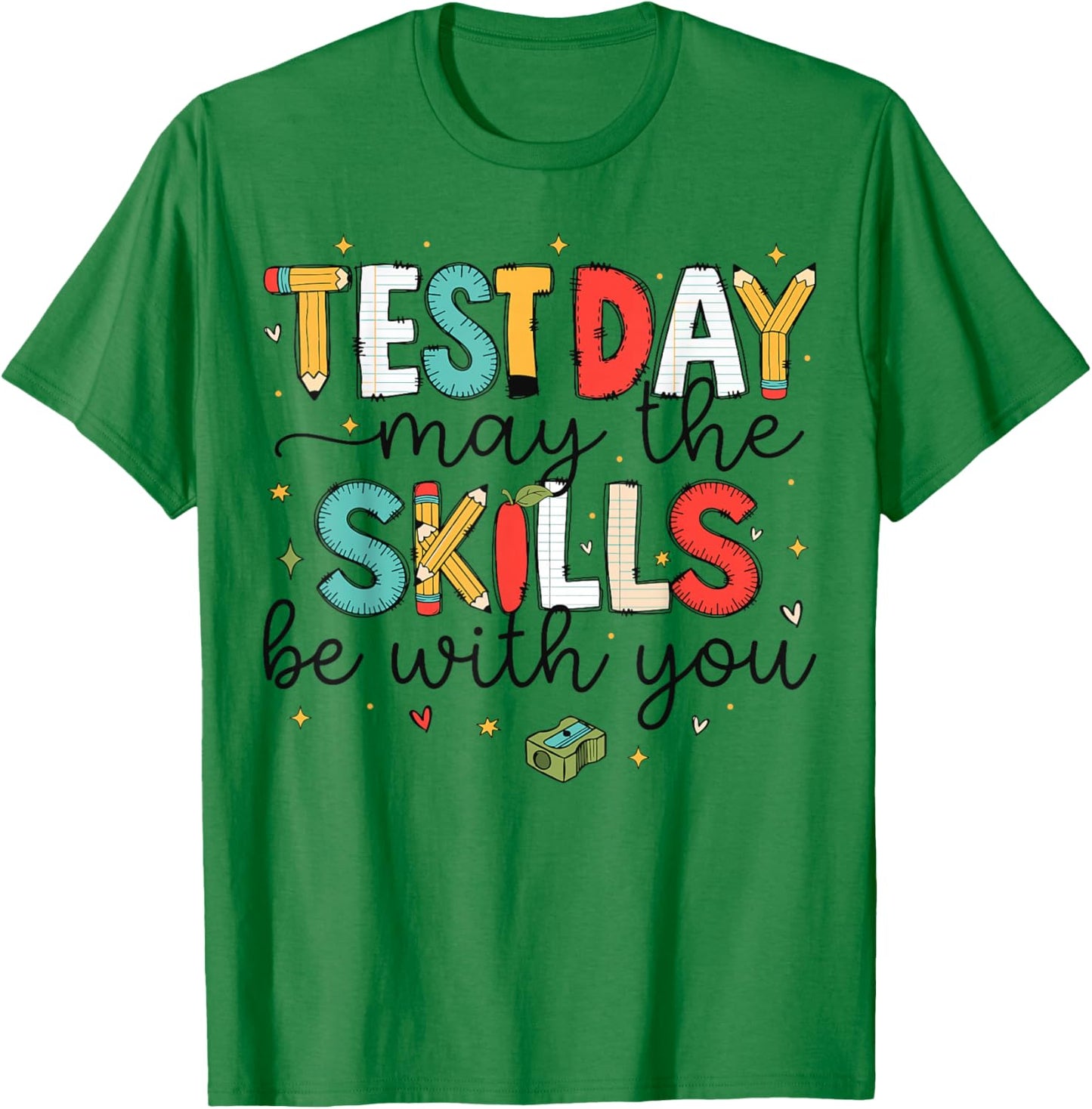 Teacher Testing Shirt, Test Day t Shirt T-Shirt - T-Shirt | Irish Green
