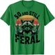 50 and Still Feral Funny 50th Birthday 50 Years Old T-Shirt - T-Shirt | Irish Green