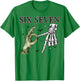 Six Seven 6 7 Meme Funny Witch Skeleton Hands Halloween T-Shirt - T-Shirt | Irish Green