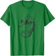 Cool Seahorse with Sunglasses Drawing Art Design T-Shirt - T-Shirt | Irish Green