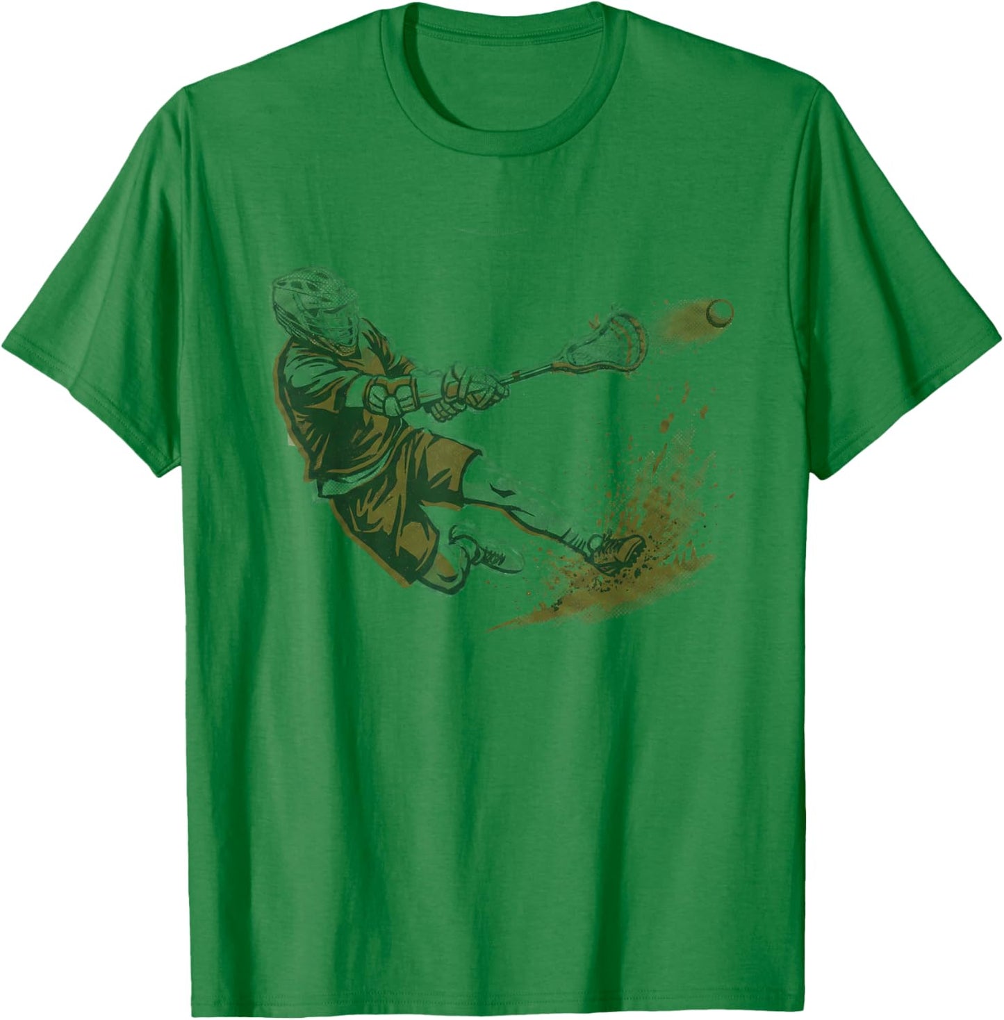 Lacrosse Lax Fan T-Shirt - T-Shirt | Irish Green