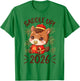 Saddle Up 2026 Cute Horse Chinese New Year Baby Announcement T-Shirt - T-Shirt | Irish Green
