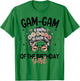 GAM-GAM of The Birthday Girl Messy Bun Floral Sunglasses T-Shirt - T-Shirt | Irish Green