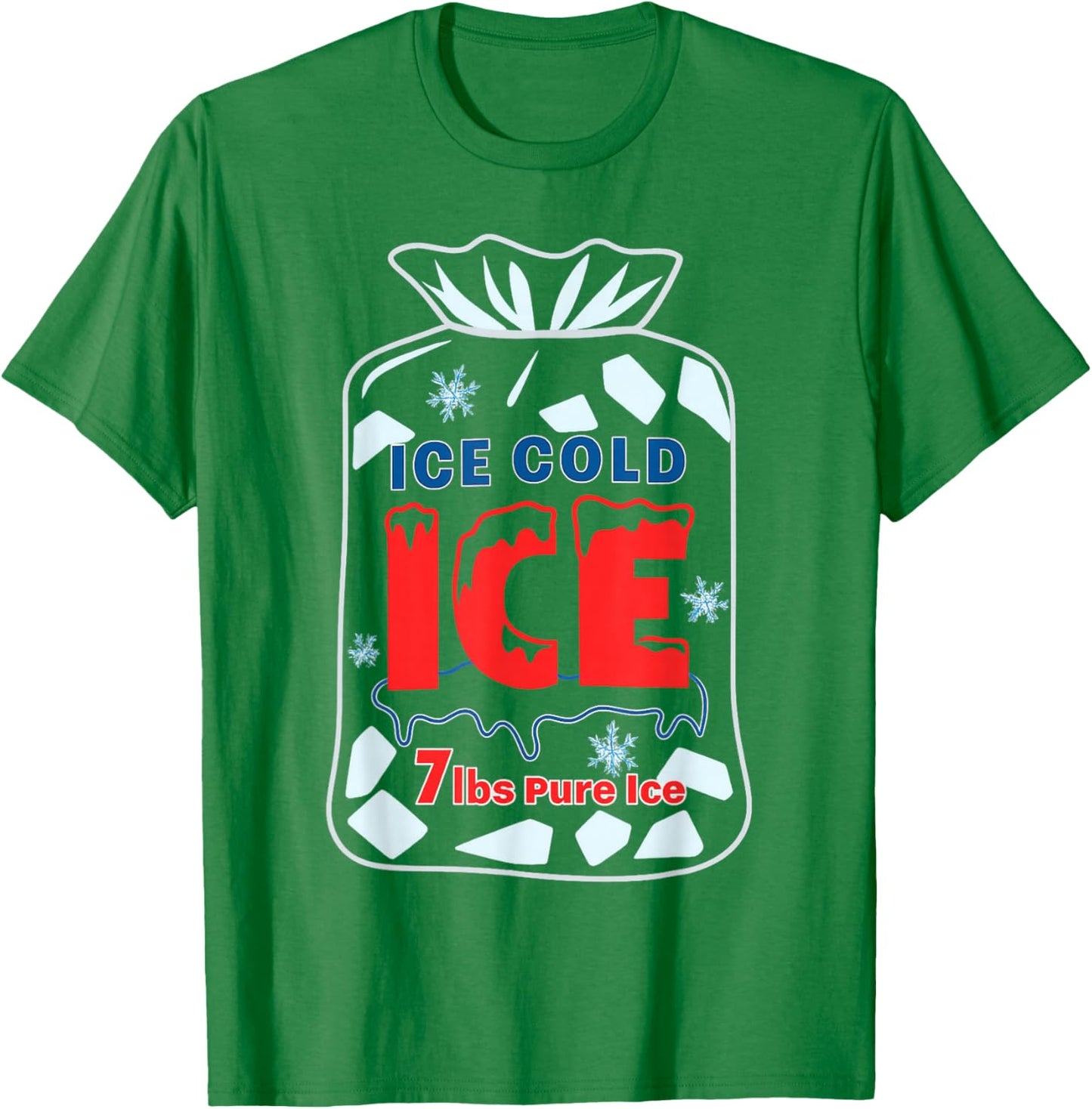 Bag of Ice Halloween Costume T-Shirt - T-Shirt | Irish Green