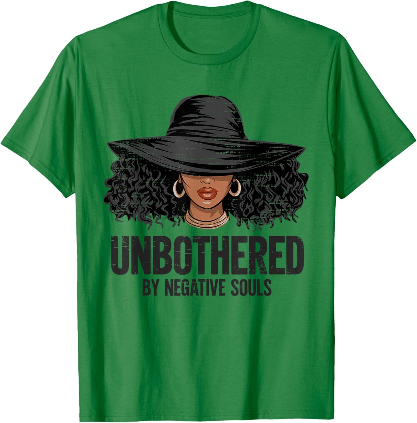 Unbothered Black History African Women Melanin Black Queen T-Shirt - T-Shirt | Irish Green