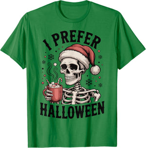 I Prefer Halloween T-Shirt - T-Shirt | Irish Green