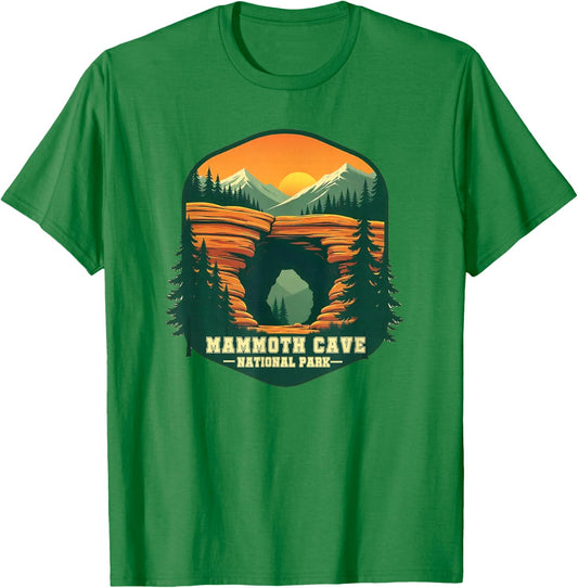 Mammoth Cave National Park Souvenir Kentucky Men Women T-Shirt - T-Shirt | Irish Green