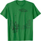 Vintage UFO Cowboy Western Desert Space T-Shirt - T-Shirt | Irish Green
