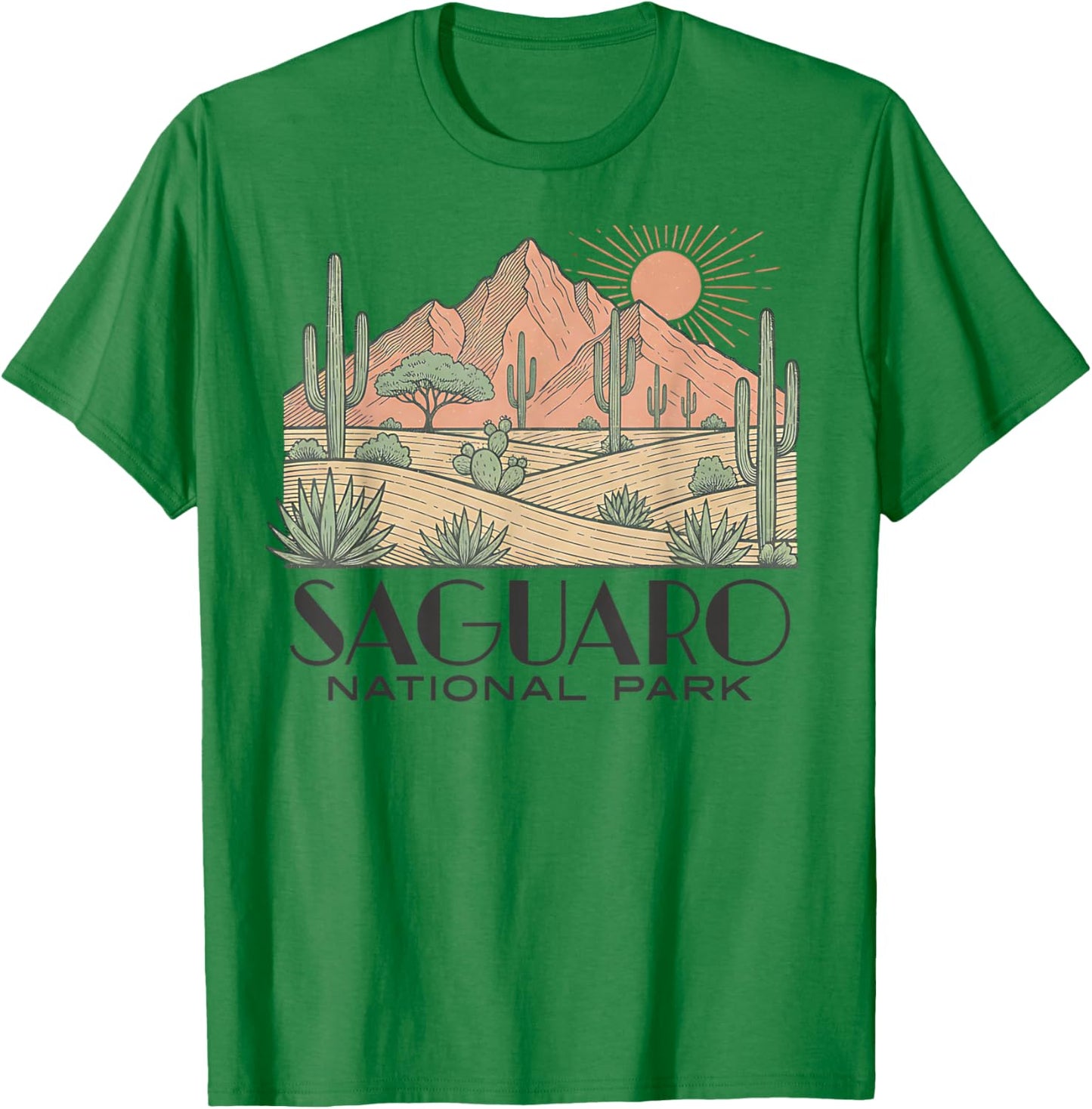 Saguaro National Park T-Shirt - T-Shirt | Irish Green
