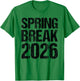 Vintage Spring Break 2026 Funny Spring Break Teacher T-Shirt - T-Shirt | Irish Green