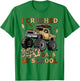 I Crushed 100 Days of School Boys Teacher Kids T-Shirt - T-Shirt | Irish Green