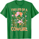 Disney Minnie Mouse The Life of A Cowgirl Lace Portrait T-Shirt - T-Shirt | Irish Green