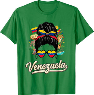 Venezuela for Woman Venezuelan for Girl Travel Souvenir T-Shirt - T-Shirt | Irish Green