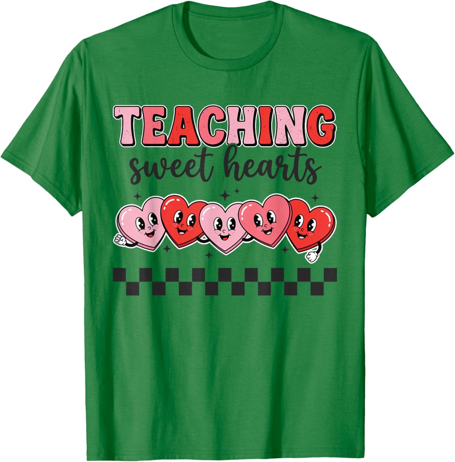 Cute Valentine for Preschool Kindergarten Teachers T-Shirt - T-Shirt | Irish Green
