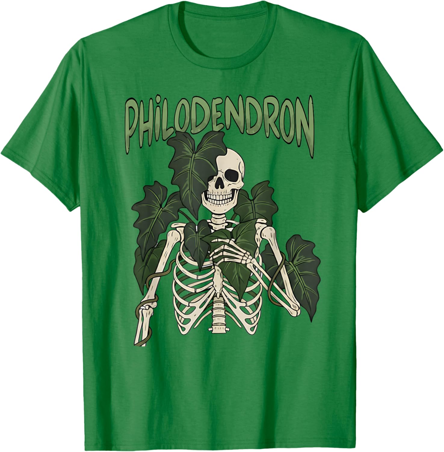 Plant Lady Gardening Planting Lover Monstera Philodendron T-Shirt - T-Shirt | Irish Green