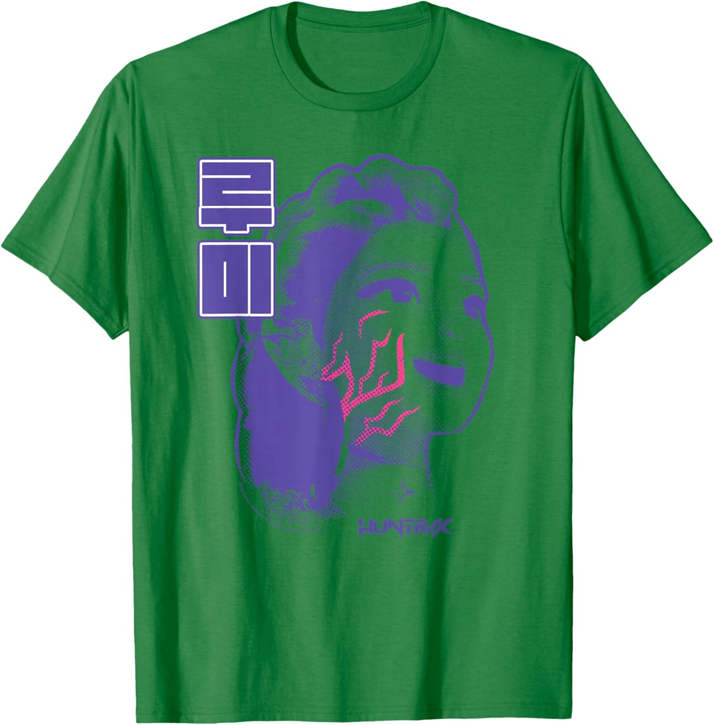 Kpop Demon Hunters Halloween Huntrix Rumi Demon Markings T-Shirt - T-Shirt | Irish Green