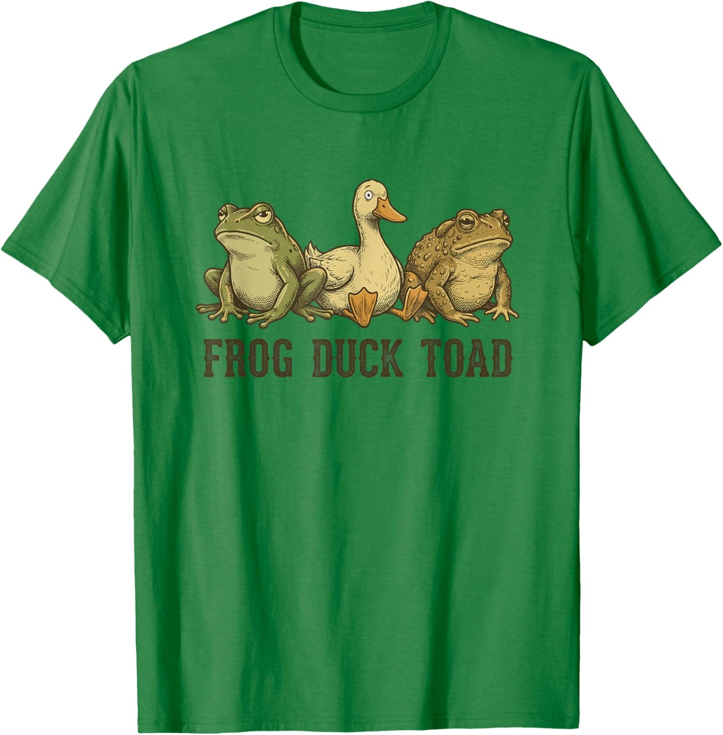 Frog Duck Toad T-Shirt - T-Shirt | Irish Green