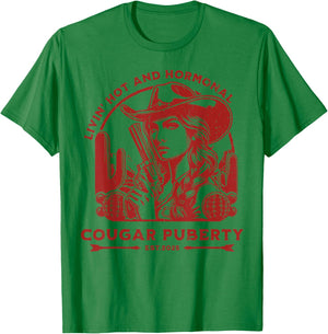 Livin Hot and Menopause T-Shirt - T-Shirt | Irish Green