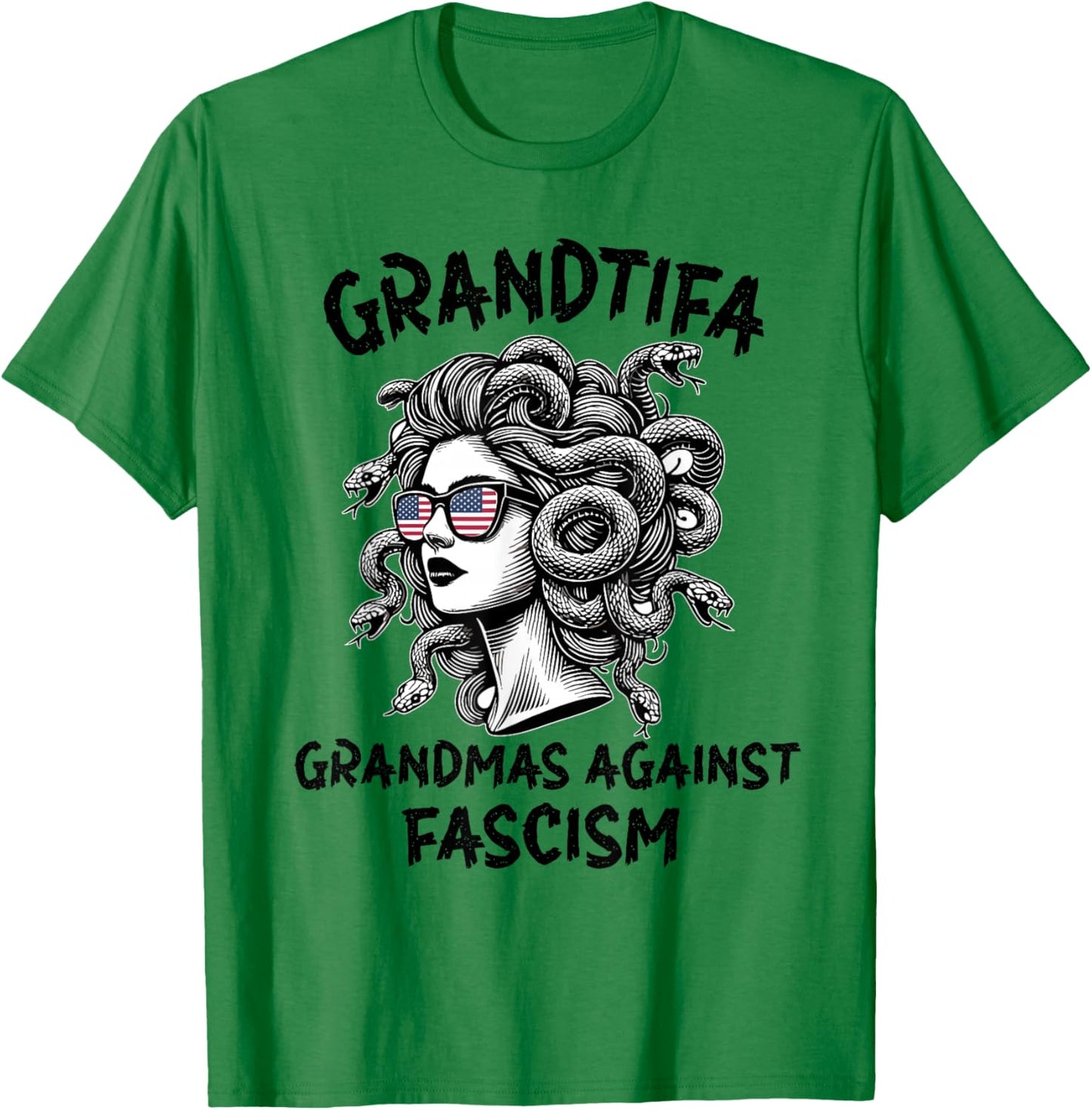 Protest Medusa Feminist T-Shirt - T-Shirt | Irish Green