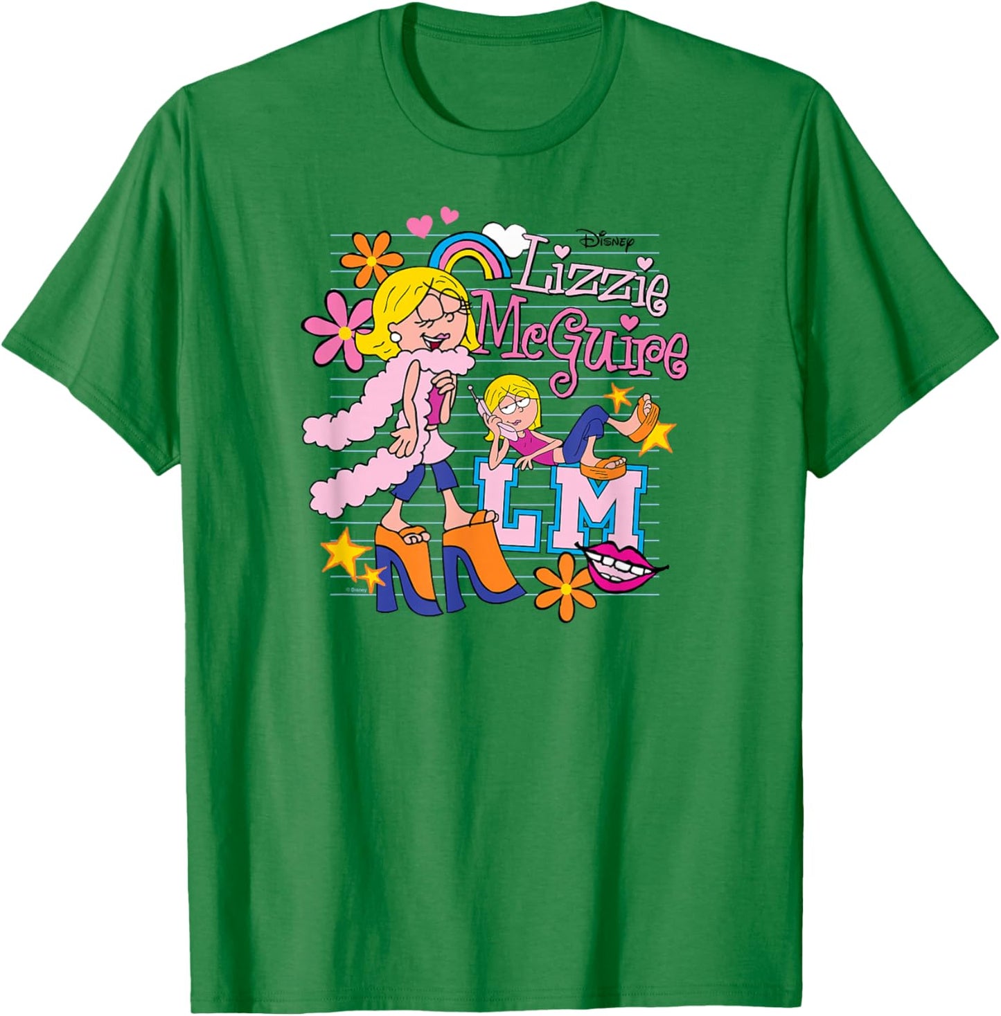 Lizzie McGuire - Fashionista - Notebook T-Shirt - T-Shirt | Irish Green