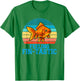 Funny Fish Feeling Fin -Tastic Meme Quote Sunset T-Shirt - T-Shirt | Irish Green