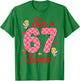 Funny Six Seven 67 Valentines Day Boys Girls Kids 6 7 Meme T-Shirt - T-Shirt | Irish Green