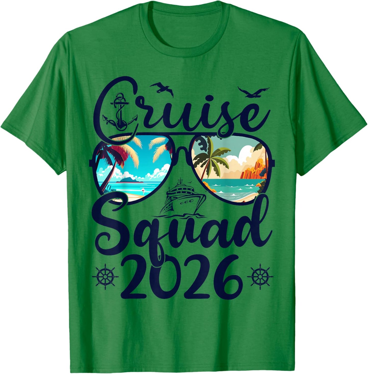 Cruise Squad 2026 Summer Vacation Matching Family Cruise T-Shirt - T-Shirt | Irish Green