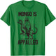 Mongo is Appalled, Princess Cat Riding Dinosaur Joke T-Shirt - T-Shirt | Irish Green