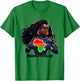 Black History Month Melanin Queen Strong Black Woman Pride T-Shirt - T-Shirt | Irish Green
