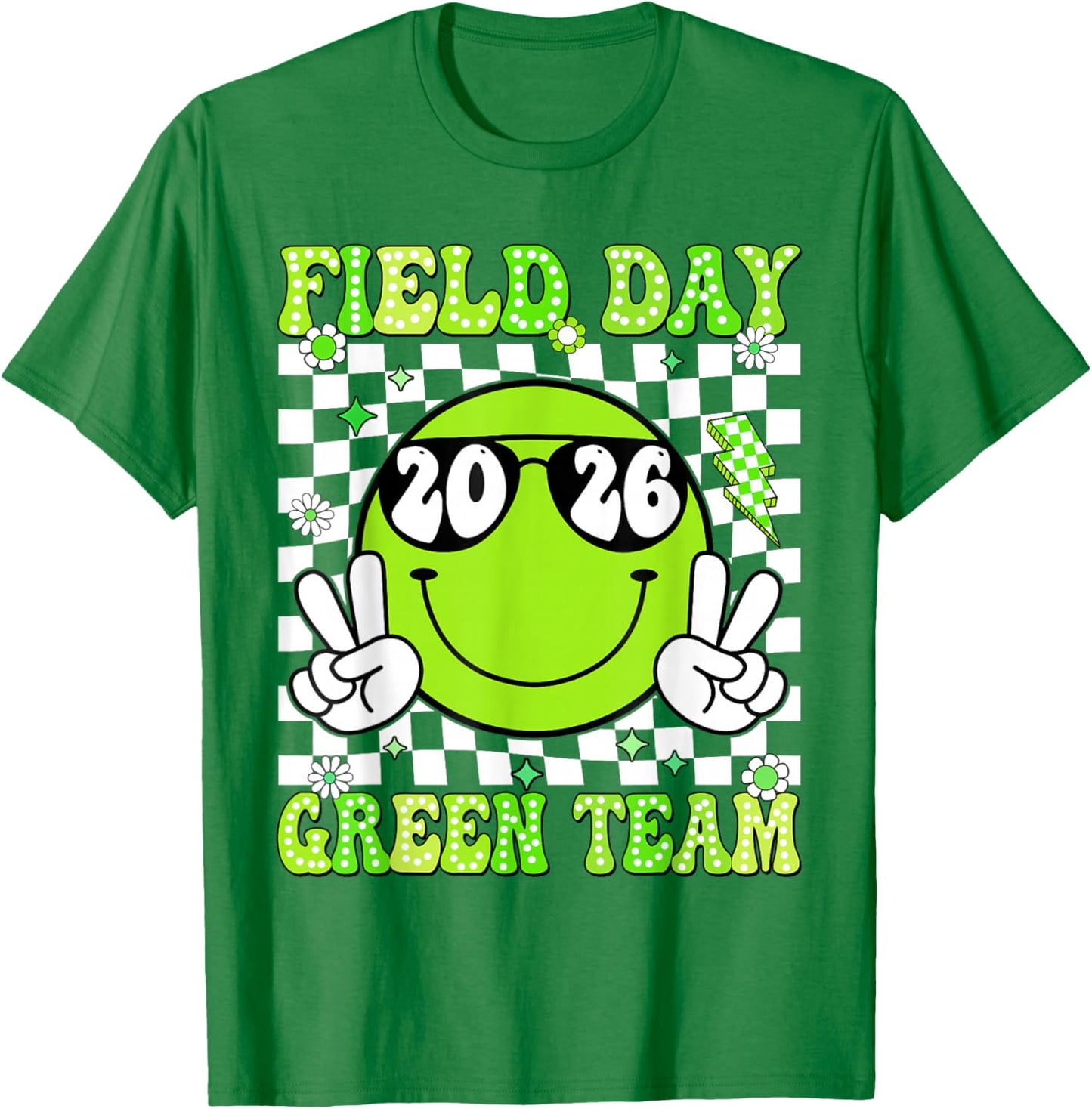 Field Day Green Team Funny for Teacher Kids Field Day Games T-Shirt - T-Shirt | Irish Green