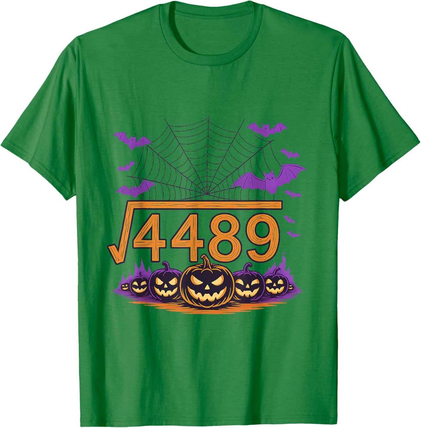 67 Meme Square Root 4489 Slang Math Halloween Costume T-Shirt - T-Shirt | Irish Green