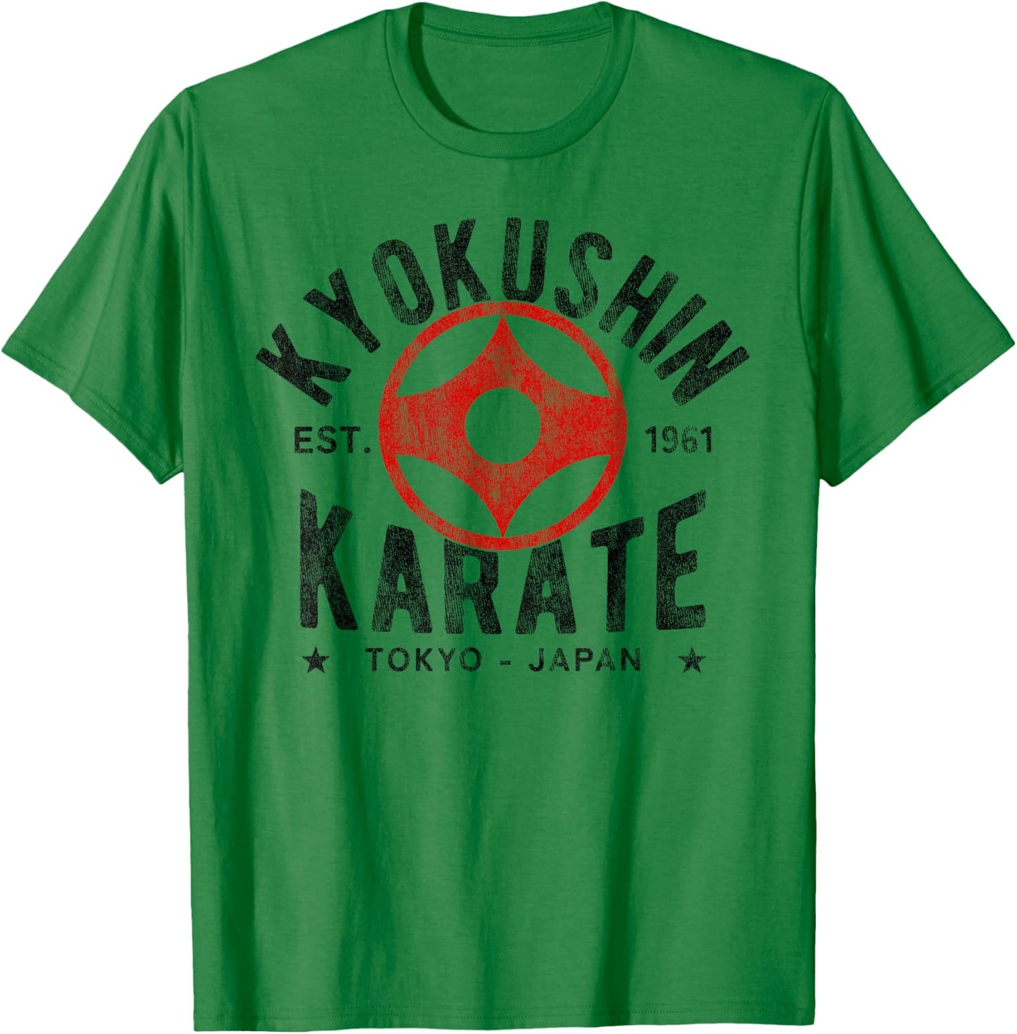 Kyokushin Karate Do Martial Arts Japan Tokyo Vintage T-Shirt - T-Shirt | Irish Green