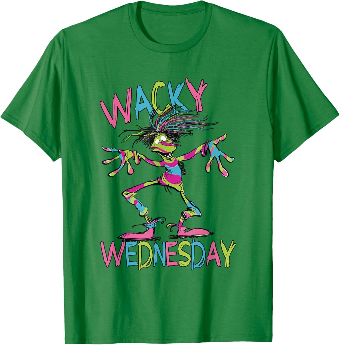Wacky Wednesday Kids and Teachers | Mismatch Day Spirit Week T-Shirt - T-Shirt | Irish Green