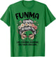 FUNMA Like A Normal Grandma Only More Awesome Messy Bun T-Shirt - T-Shirt | Irish Green