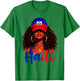 Haitian Princess Haiti Flag Melanin for Black Girls Women T-Shirt - T-Shirt | Irish Green