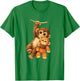 Cute Monkey Punch Stuffed Buddy Plush Hugging Monkey Punch T-Shirt - T-Shirt | Irish Green