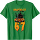 Haunted by 67 Halloween Costume Spooky Funny Quote Apparel T-Shirt - T-Shirt | Irish Green