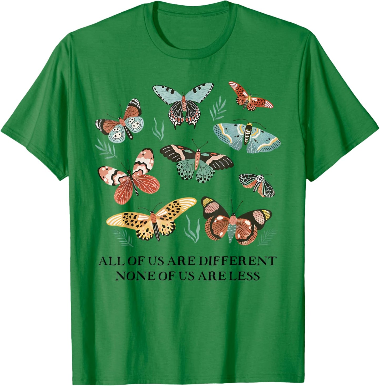 All of Us are Different None of Us are Less Autism Awareness T-Shirt - T-Shirt | Irish Green